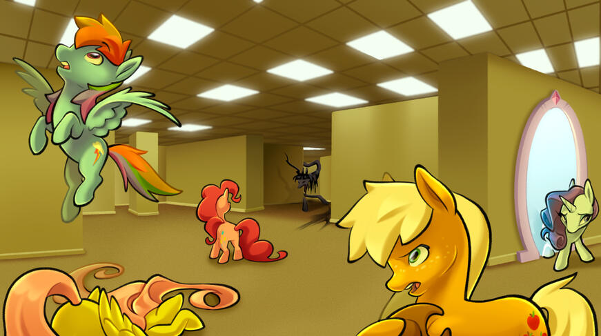 ponies in backrooms